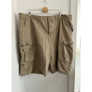 Beverly Hills Polo Club Khaki Cargo Shorts | Size 52